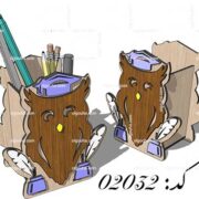 طرح جامدادی جغد