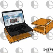 طرح لیزر میز لپ تاپ