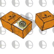 طرح جعبه ساعت مچی کشویی