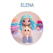 آموزش بافت عروسک Elena-Kalu زبان : فارسی مناسب : افراد مبتدی و پیشرفته