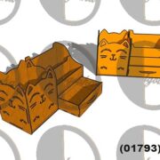 طرح لیزر نظم دهنده میز آرایش