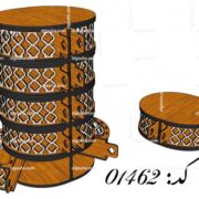 طرح لیزر جعبه خشکبار لولایی