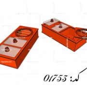طرح لیزر جعبه دمنوش وارمر دار