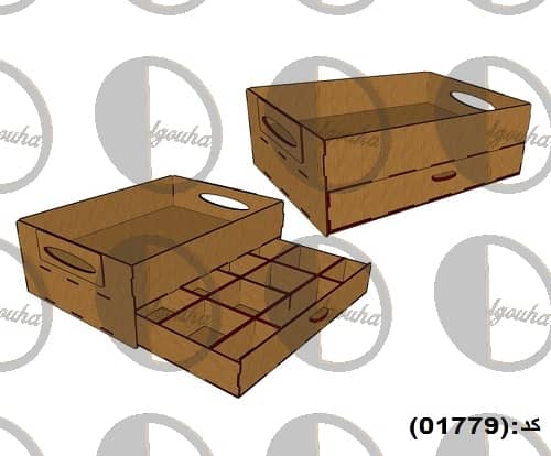 طرح لیزر سینی کشودار