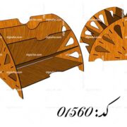 طرح لیزر کازیه چوبی