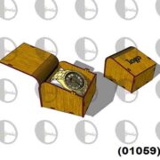 طرح جعبه ساعت مچی فنری