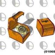 الگوی برش لیزر جعبه ساعت مچی