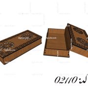 طرح لیزر جعبه کیف پول ورساچ