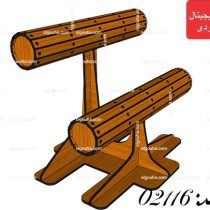 طرح برش لیزر استند دستبند