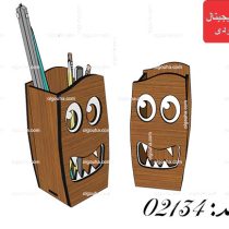 طرح لیزر جامدادی هیولا